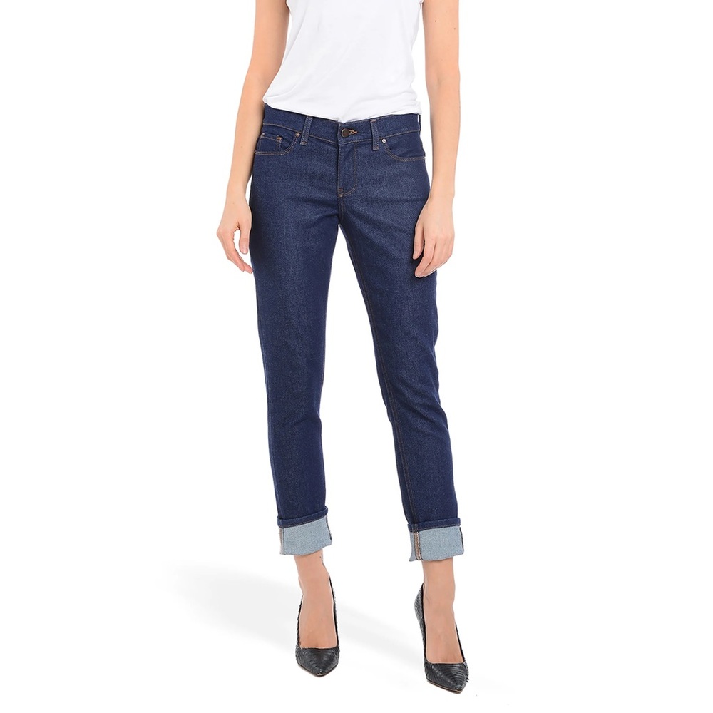 MOTT & BOW SLIM STRAIGHT BOYFRIEND LAIGHT JEANS SIZE 27 MEDIUM WASH STRETCH